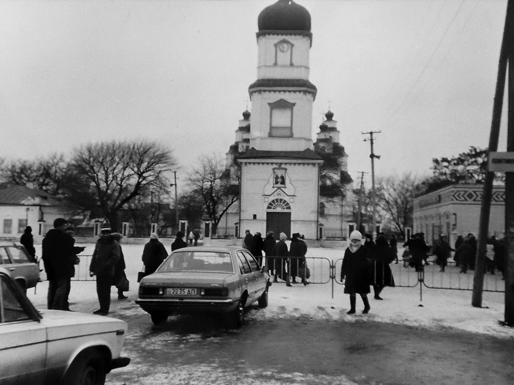 Фотографии Новомосковска, Площадь Победы, 1991 год