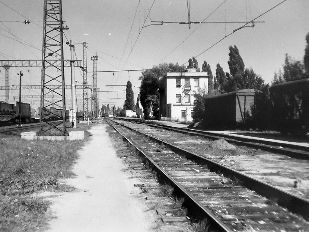 Фотографии Новомосковска, Новомосковская ж.д. станция, 1989 год