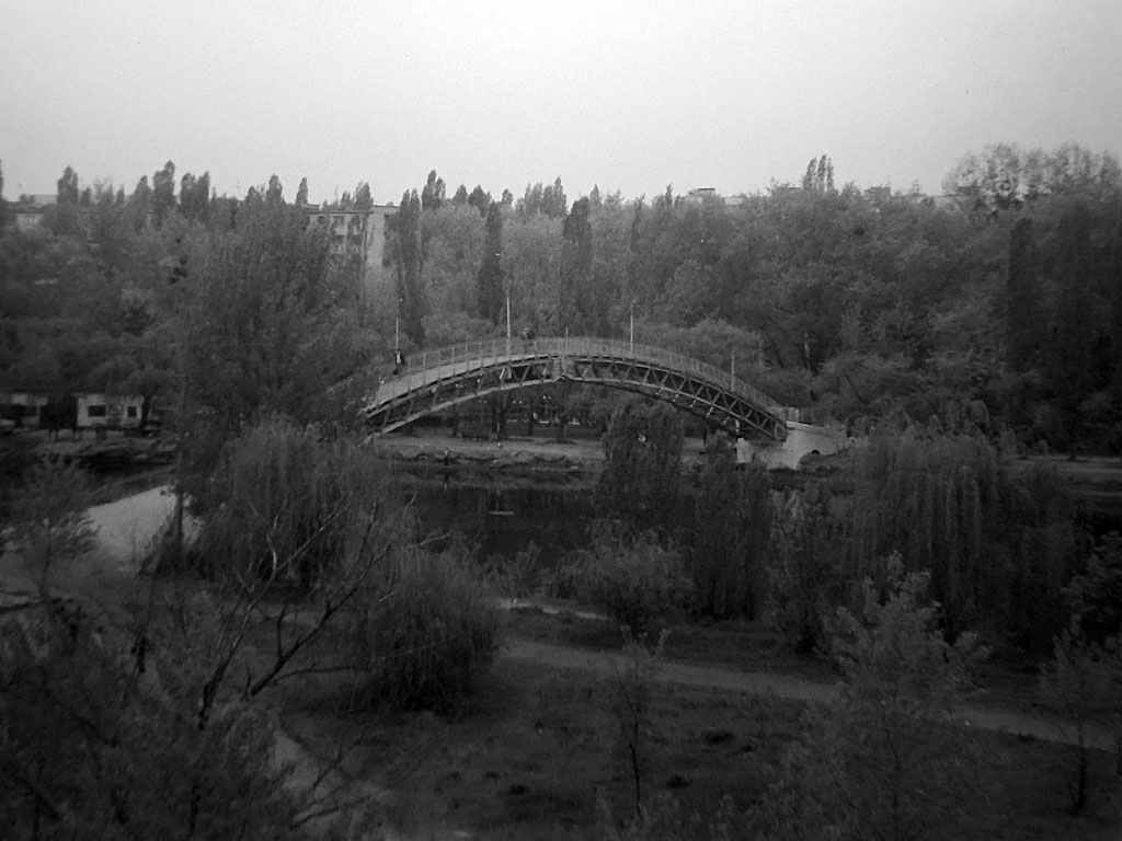 Фотографии Новомосковска, Горбатый мост, 1992 год