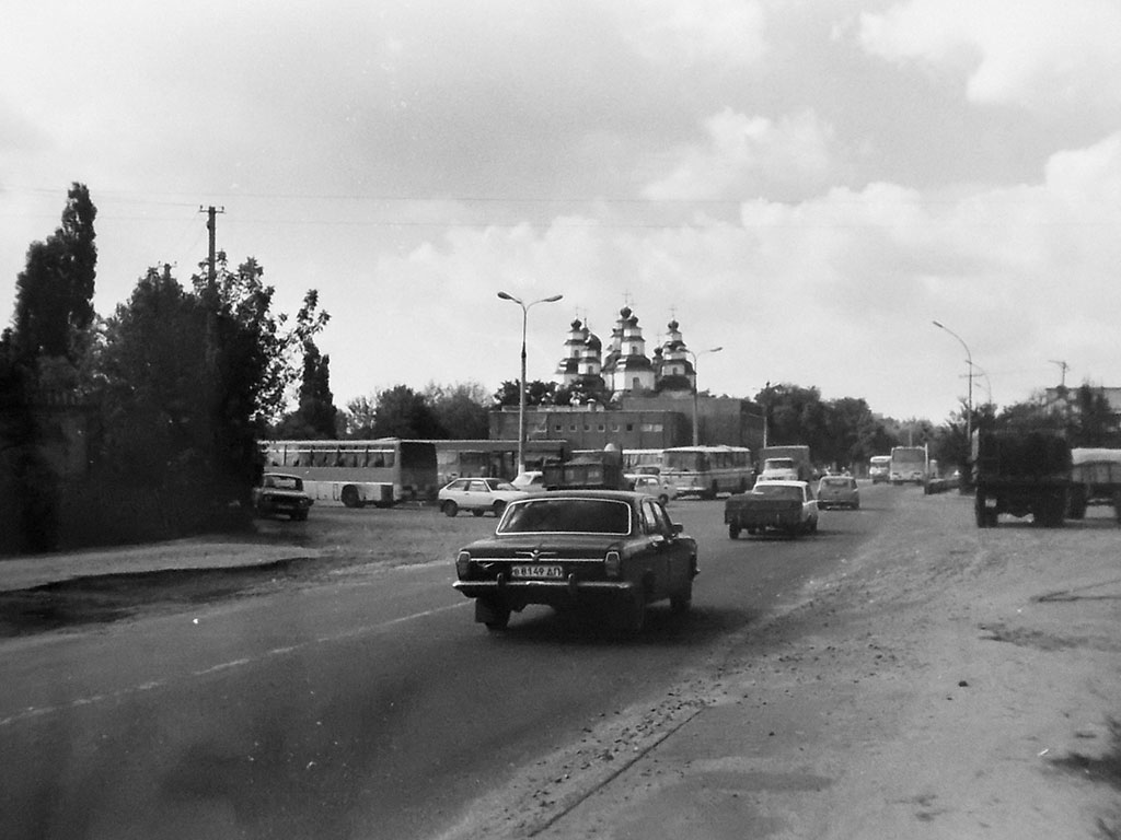 Фотографии Новомосковска, В направлении автовокзала, 1989 год