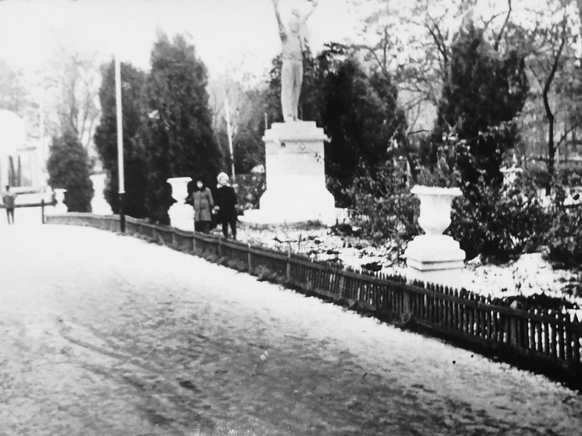 Фотографии Новомосковска, Городской парк Новомосковска зимой, 1968 год