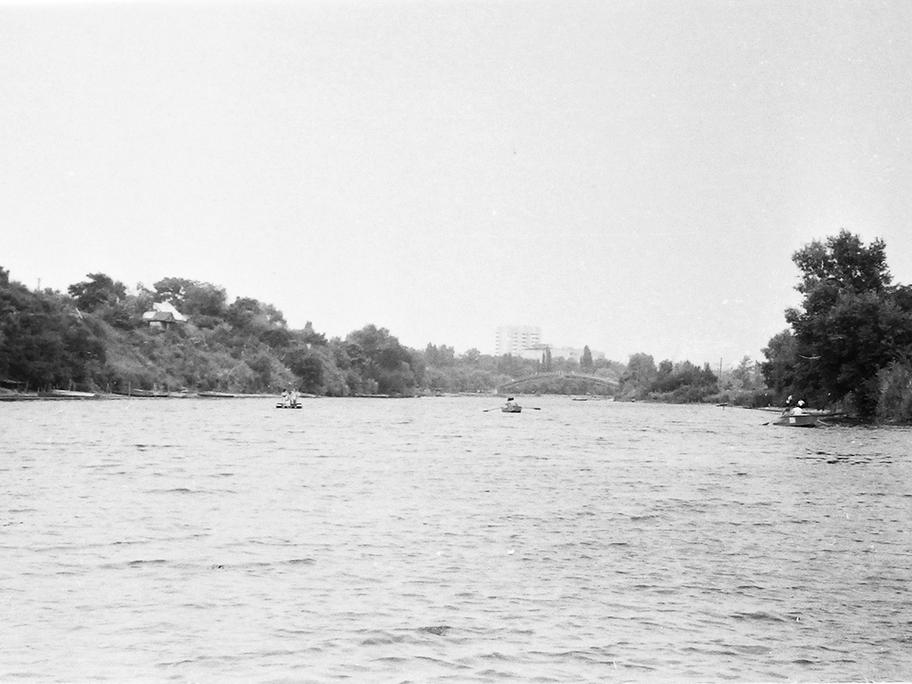 Фотографии Новомосковска, Вид на реку Самара, 1987 год