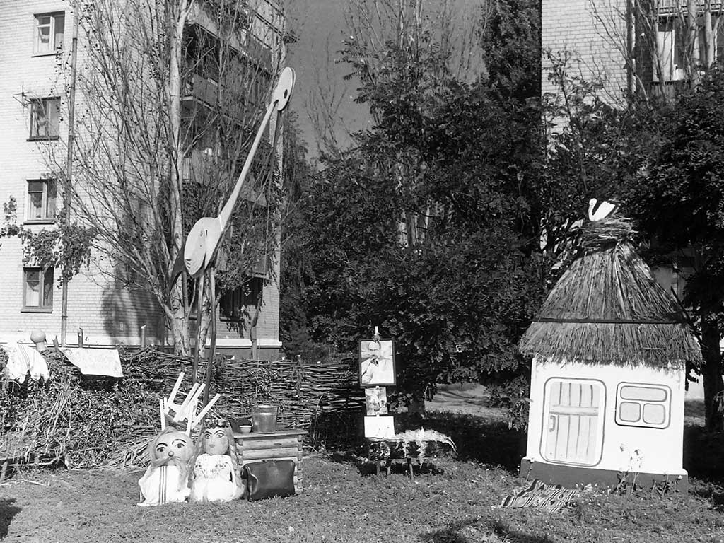 Фотографии Новомосковска, Площадь Ленина, праздник цветов, 1990 год