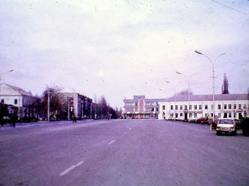 Фотографии Новомосковска, Площадь Победы, 1989 год