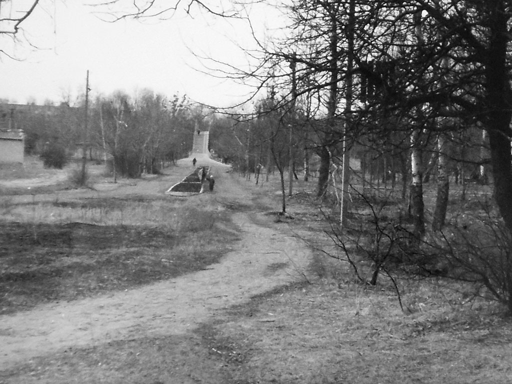 Фотографии Новомосковска, Парк, за мостом, 1994 год